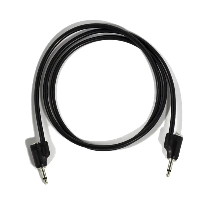 Tiptop Audio Stackcable 3.5mm Eurorack Patch Cable, Black – 90 cm