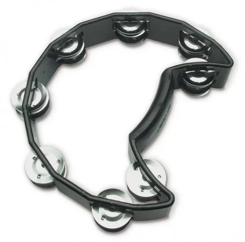 Toca 10″ Black Half Moon Tambourine
