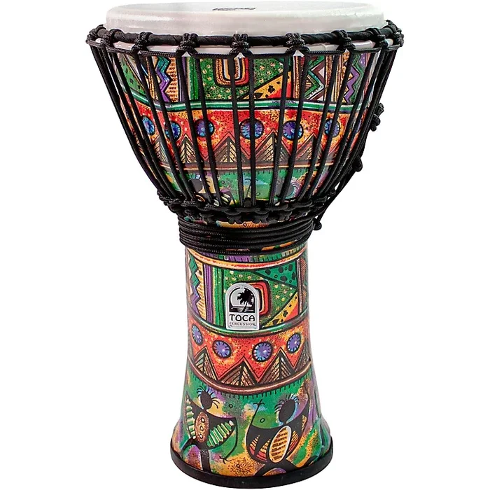 Toca Freestyle II Rope-Tuned Djembe 9 in. African Dance