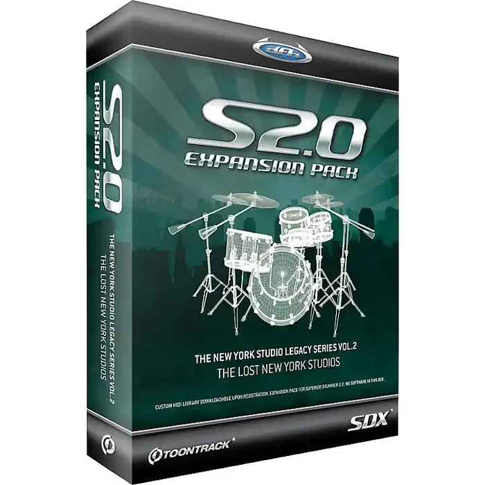 Toontrack Vol. 2 SDX Superior 2.0 Expansion Software Download Guitar Center