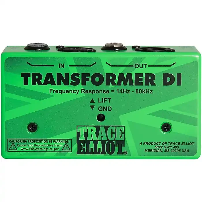 Trace Elliot Transformer DI Pedal Green Guitar Center