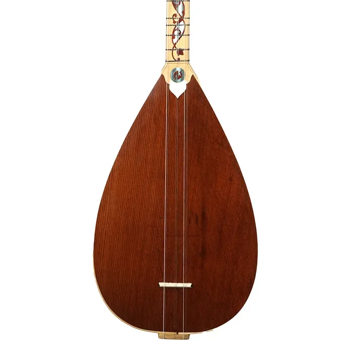 Turkish Baglama Saz, Short-Neck, Professional Model, Decorated