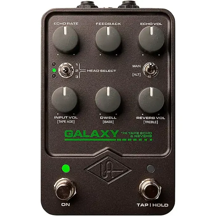 Universal Audio UAFX Galaxy ‘74 Tape Echo & Reverb Effects Pedal Black Guitar Center