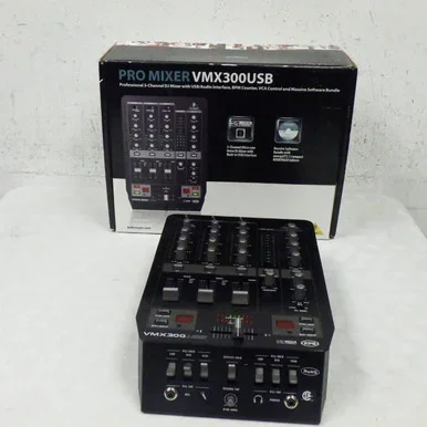 Used Behringer VMX300USB DJ Mixer