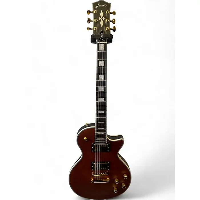 Used Firefly elite Walnut Solid Body Electric Guitar Walnut