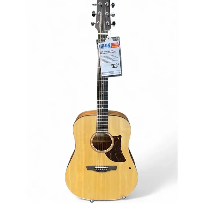 Used Ibanez AAD-100 Natural Acoustic Guitar Natural