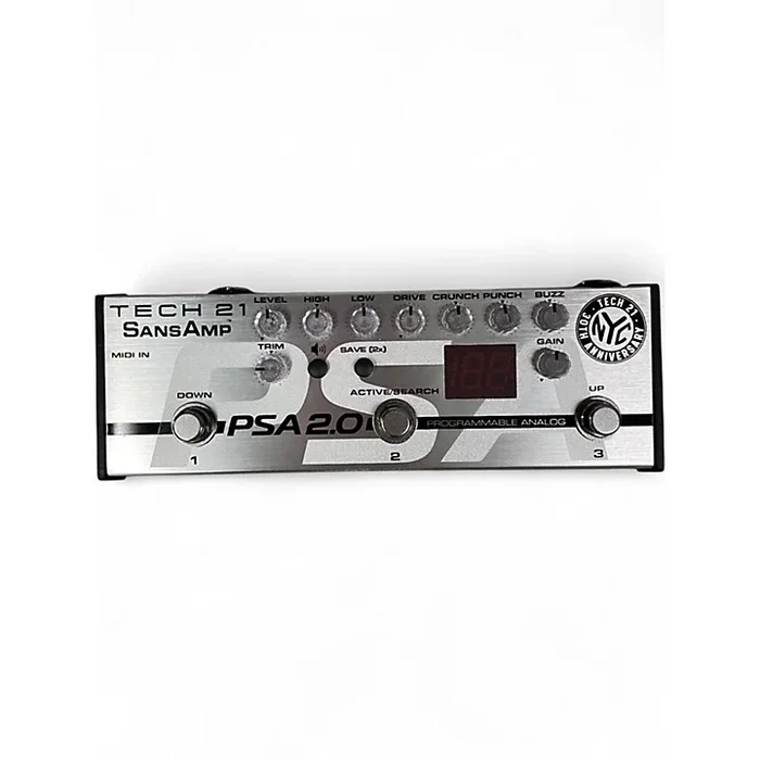 Used Tech 21 SANSAMP PSA 2.0 Effect Pedal