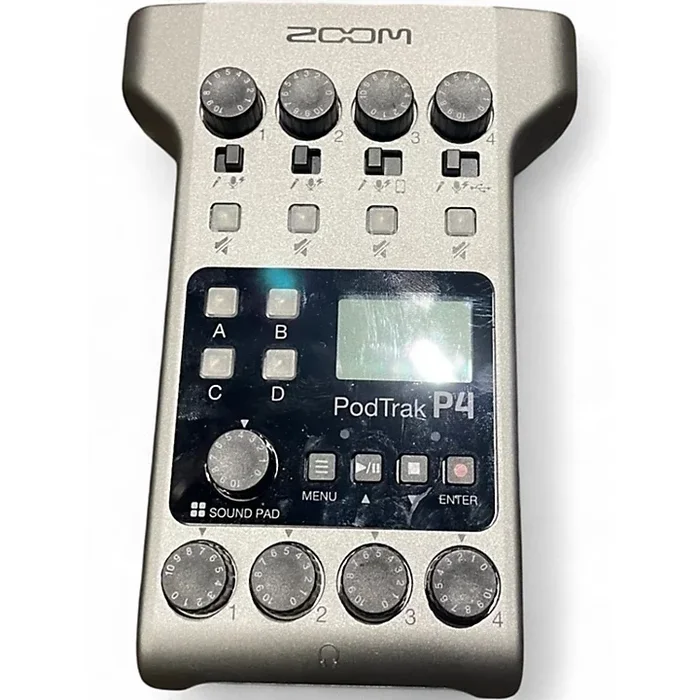 Used Zoom PodTrak P4 MultiTrack Recorder