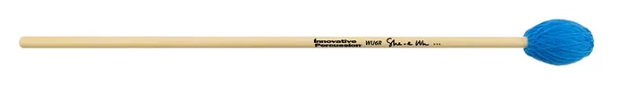 VERY HARD MARIMBA MALLETS – ELECTRIC BLUE YARN – RATTAN