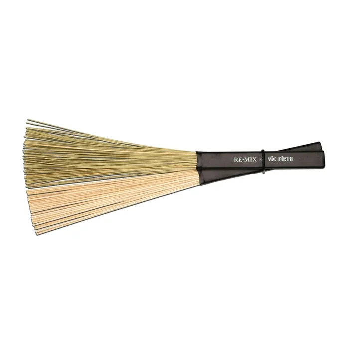 Vic Firth Remix Brushes 2-Pair Combo Pack – Grass & Birch