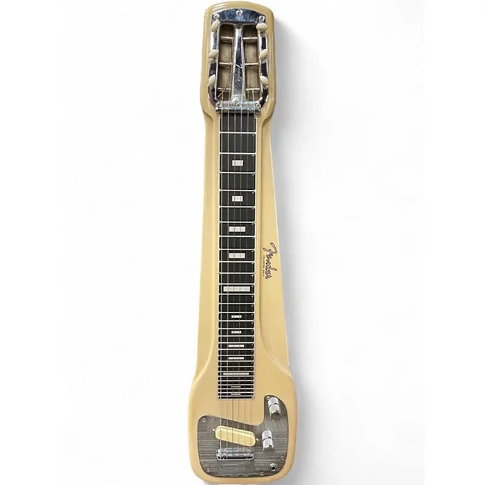 Vintage 1950s Fender CHAMP LAPSTEEL Antique White Lap Steel Antique White