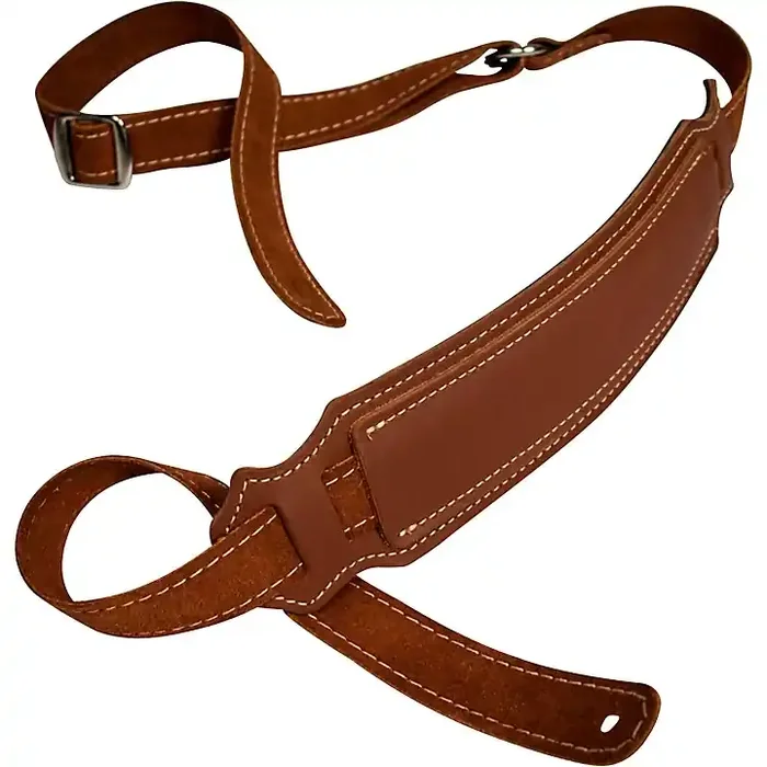 Vintage 2.5″ Leather Strap Cognac 2.5 in. Guitar Center