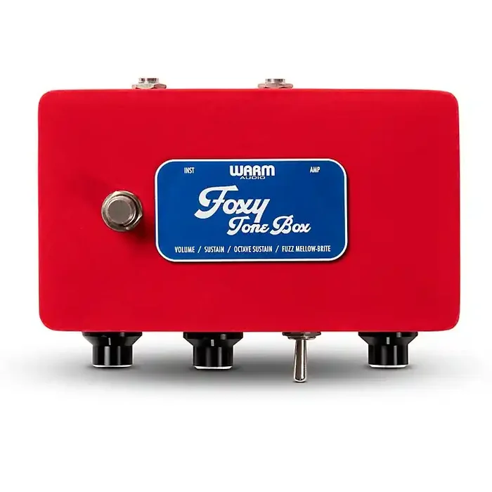 Warm Audio Foxy Tone Box Octave Fuzz Guitar Effects Pedal Limited Edition Red Guitar Center