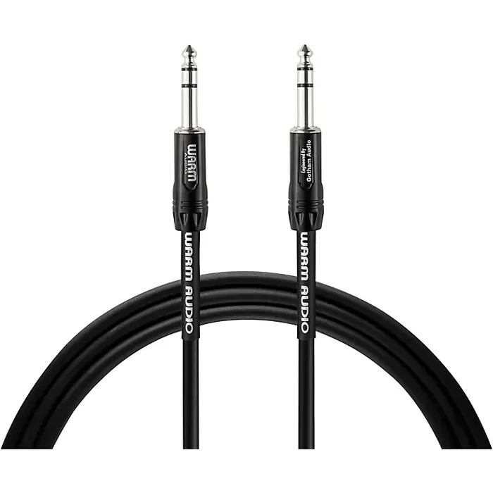 Warm Audio Pro Series TRS to TRS Cable 20 ft. Black Guitar Center