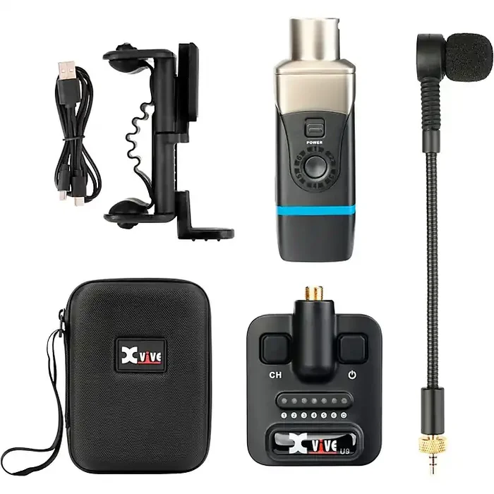 Xvive U9 violin wireless system Black Guitar Center