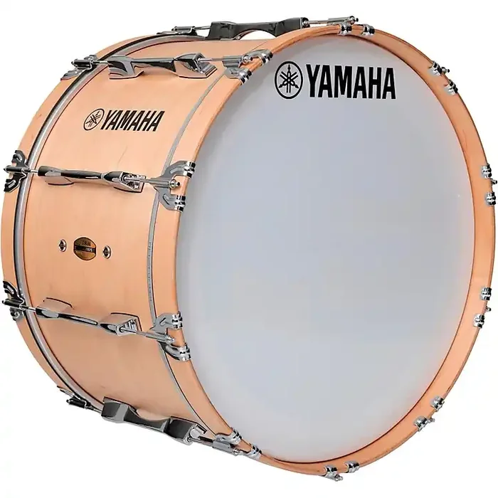 Yamaha 18″ x 14″ 8300 Series Field-Corps Marching Bass Drum Natural Forest Guitar Center