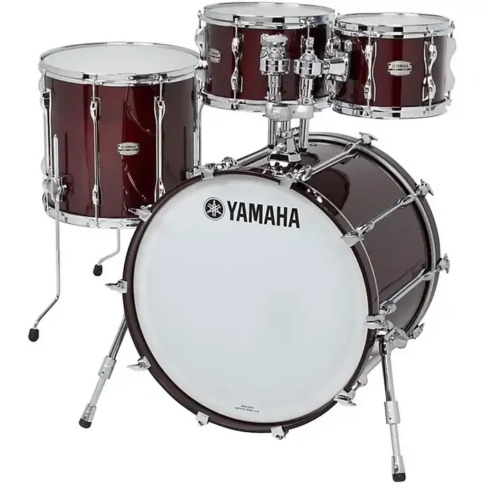 Yamaha 4-Piece Recording Custom Shell Pack With 22″ Bass Drum Classic Walnut Guitar Center