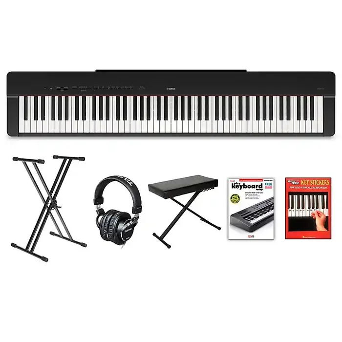 Yamaha P-225 88-Key Digital Piano Black Beginner Package Guitar Center