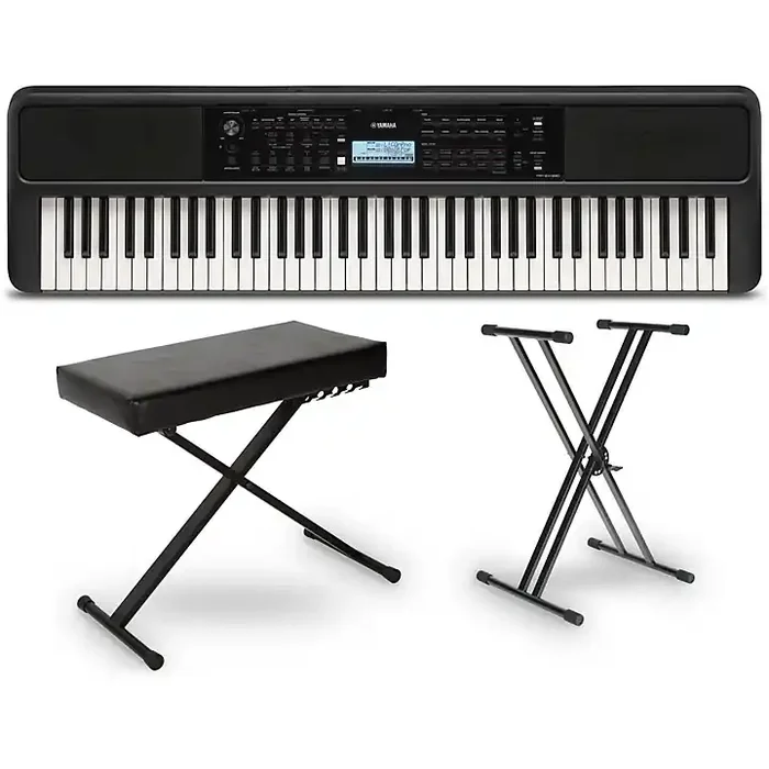 Yamaha PSR-EW320 76-Key Portable Keyboard Essentials Bundle Guitar Center