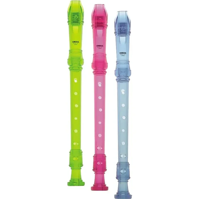 Yamaha YRS-20 Soprano Translucent Recorder with Baroque Fingering Translucent Pink Guitar Center