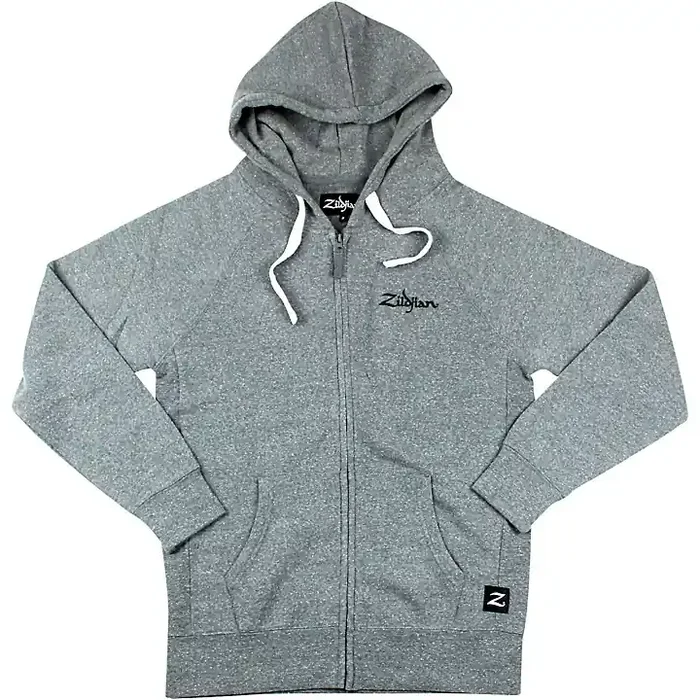 Zildjian Gray Zip Up Logo Hoodie XX Large Gray Guitar Center