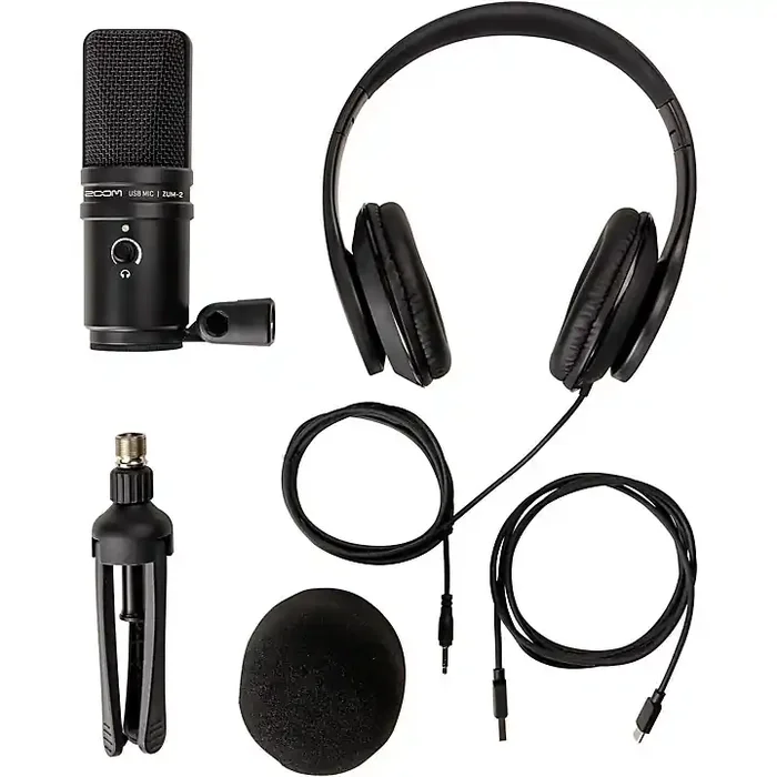 Zoom ZUM2PMP USB Podcast Microphone Bundle Guitar Center